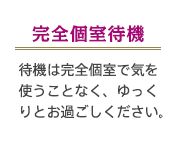 完全個室待機